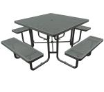 2040mm Length Outdoor Table Benches Weather Resistant Anti Rust