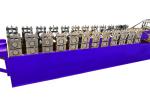 Galvanized Steel Metal Profile Shutter Door Roll Forming Machine