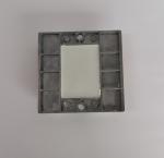 Traffic Safety Cat Eye Aluminium Road Stud with Red Color and PC Material