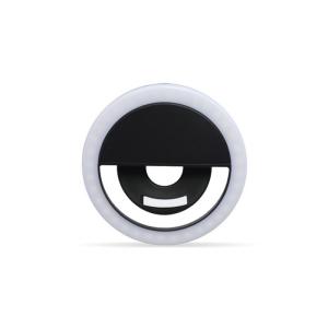 China Cri70 Selfie Led Ring Light Photographic Beauty Flash Clip On Phone Portable Battery Operated factory