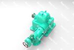 Voltage Water Turbine Generator Stainless Steel Turgo Unit for 50-400m Rated