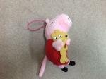 Peppa Pig Plush Toy Keychain Stuffed Toys For Promotion Gifts