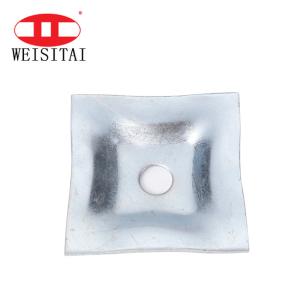 China 5mm Cold Galvanizing Washer Plate For Formwork Tie Rod System factory