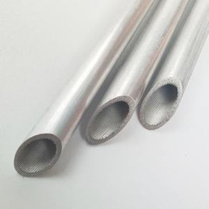 China 3003 Aluminum Internal Thread Aluminum Tubing Heat Transfer Arear 11mm factory