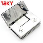Long Lift Bathroom Glass Door Shower Hinge with Soft Close in Stainless Steel