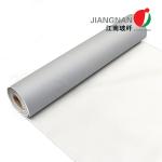 3732 15oz 0.5mm Grey PU Coated Fiberglass Cloth For Welding Curtain