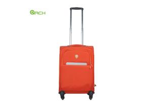 China Fashion Design Light Weight Trolley Soft Sided Luggage with Two large easy-access pockets factory
