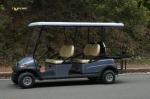 Electric Six Passenger Golf Cart With 48V Battery For Sightseeing CE Approved