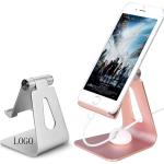 Aluminum mobile phone bracket swivel shaft adjustable universal metal desktop