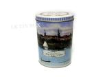 Custom Logo Printed Metal Tin Box For Cookies , Oval Storage Containers