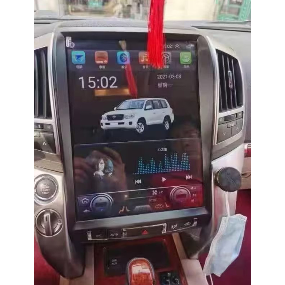 Android 12 Car Radio 13.6 Inch For Toyota Land Cruiser Sahara LC200 Landcruiser 2008-2015 Multimedia