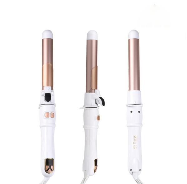 PTC Heating Plate LCD Display Automatic Hair Curler 360 Degree Anti Winding