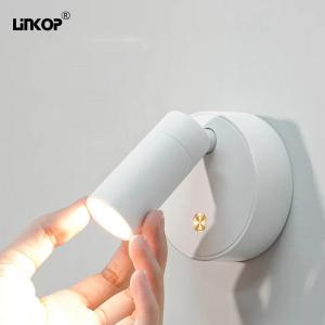 China Ac Abs Battery LED Wall Lamp 2w For Charging No Wire Connection 24lm Brightess factory