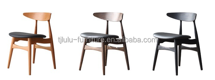 Customized Colors Solid Wood Round Back Nordic Dining Chair for Hotel Restaurant Banquet and Home in Modern Classic Style