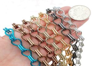China 2.0mm Aluminium Chain Fly Screen 12x24mm Metal Chain Link Curtain factory
