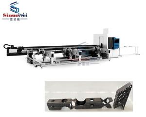 China Long Materials Semi Laser Cutting Machine 2000W SNW-130-2000-10000 factory