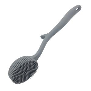 China ODM Hangable Silicone Kitchen Utensil Long Handle Brush Tool factory