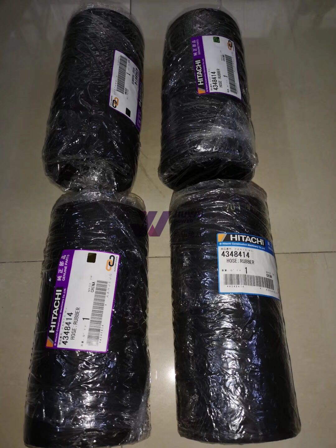 HITACHI ORIGINAL HOSE;RUBBER 4348414 FOR EX200-3 EX200-5 ZX230 ZX240-3 ZX450-3 JIUWU POWER