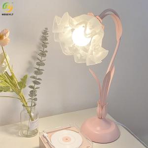 China D30 X H50CM Flower Eye Protection Table Lamp For Bedroom Bedside factory