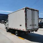 Gasoline Engine JAC X5 Mini Refrigerated Truck For Food Transport