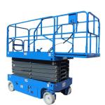 Self Propelled Electric Scissor Lift Platform 450kg 10m Hydraulic Aerial Work