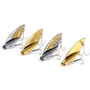 China Sliver Gold 5CM / 10g Hard VIB Fishing Lures Baits Anti Corrosion factory