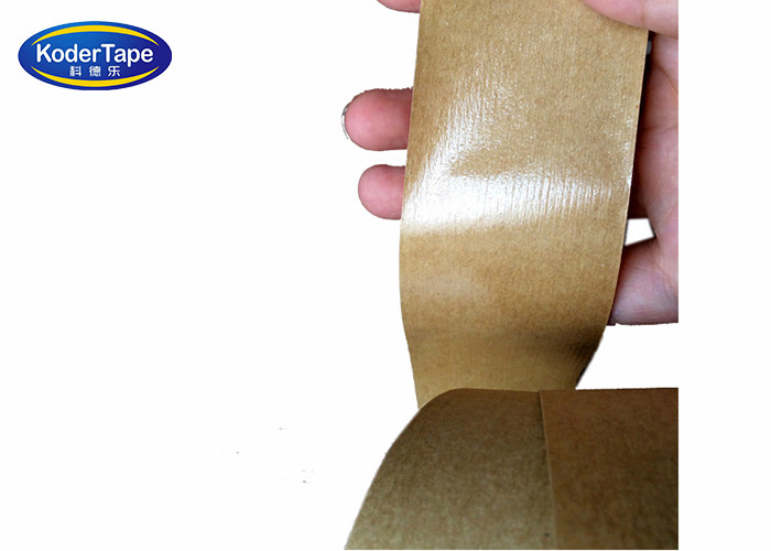 Custom Printed Strong Adhesive Brown Self Adhesive Reinforced Kraft Paper For Box Sealing