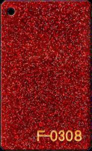 China SGS 1/8&quot; Thick Red Glitter Shimmer Cast Acrylic Sheet For DIY Art Crafts Creations factory