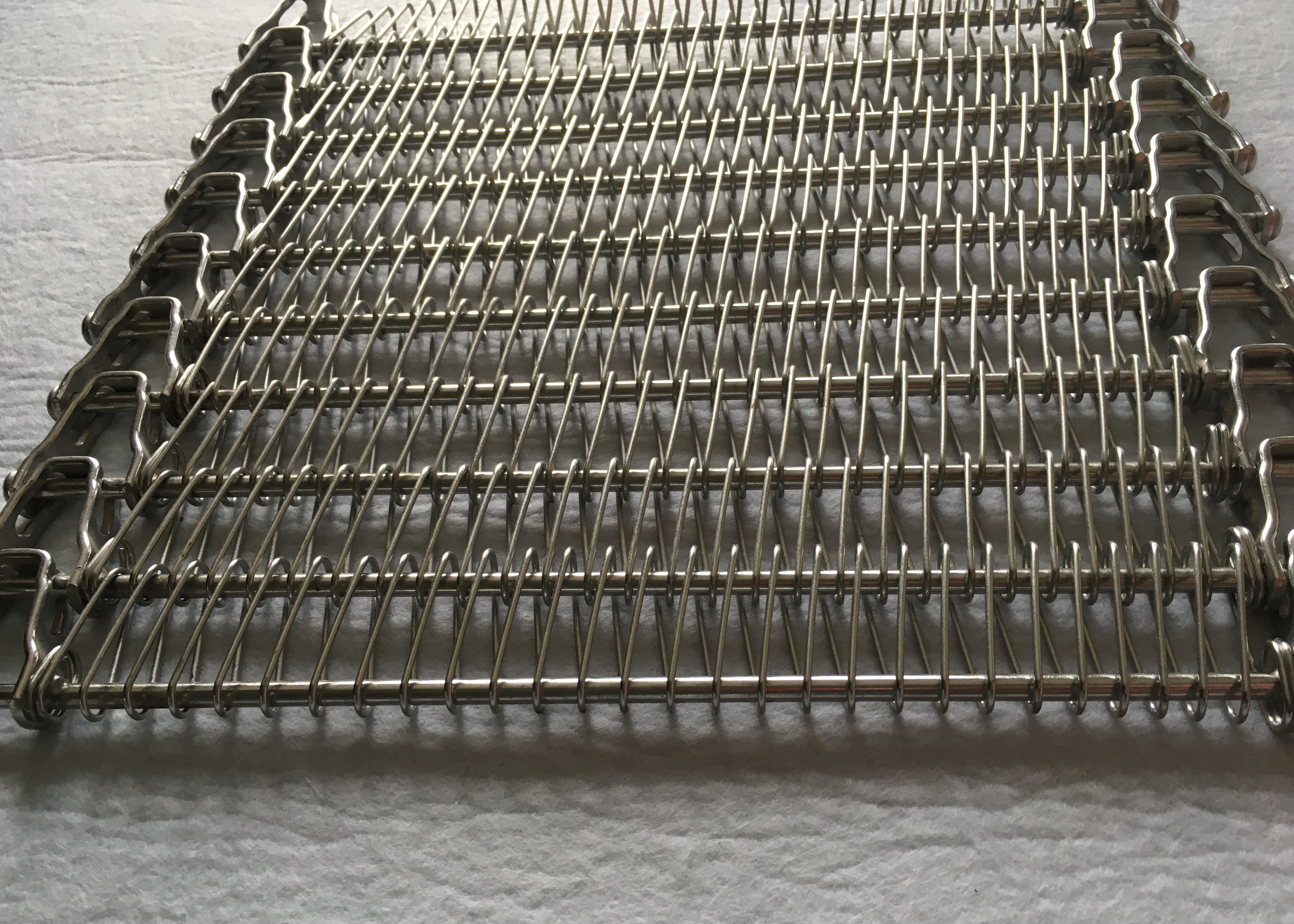 Food Grade Spiral Mesh Belt Stainless Steel For Food Factory