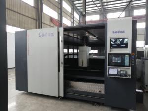 China Stainless Steel Laser Metal Cutting Machine Dual Interchangeable Tables Design factory