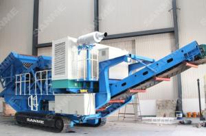China Hydraulical Mobile Crushing Plants , Mobile Stone Crusher 150-350t/H Remote Control factory