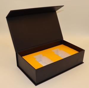 China Folding Rigid Magnetic Gift Box and Packaging For Candy, material greyboard and coated paper factory