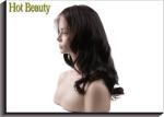10" Double Drawn Curly Hair , Medium Brown Full Lace Human Hair Wigs