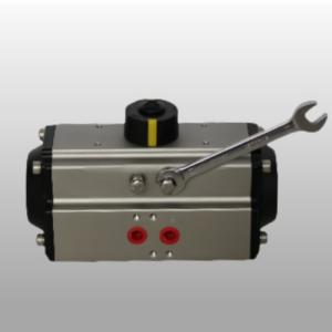 China Aluminum Body Pneumatic Valve Actuator Single Effect Spring Return Low Noise factory
