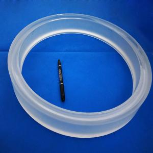 China Clear Fused Quartz Tube Semiconductor Synthetic Fused Silica Flange factory