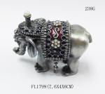 Thailand Gifts Trinket Box Elephant Shape Jewelry Boxes For Gift