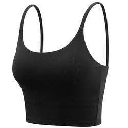ODM Womens Longline Sports Bra With Padding Spandex Material
