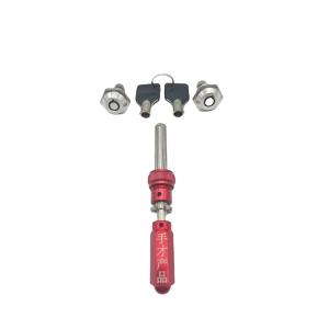 China Red Cross Lock Pick Tool 7.0mm / 7.5mm / 7.8mm Cross Safe Lock Picks factory