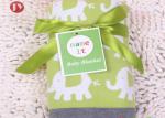 Cartoon Elephant Warm Baby Blanket Knitted Baby Swaddle Gift Box Package