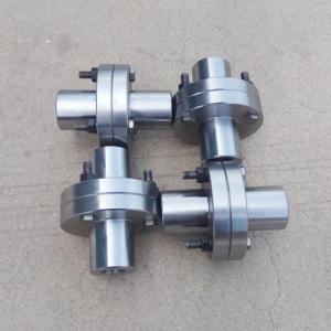 China Stable Operation Flanged Pin Bush Couplings , Anti Rust Rigid Sleeve Coupling factory