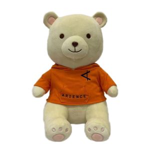 OEM customized super soft teddy bear plush toy bear doll silver fox velvet