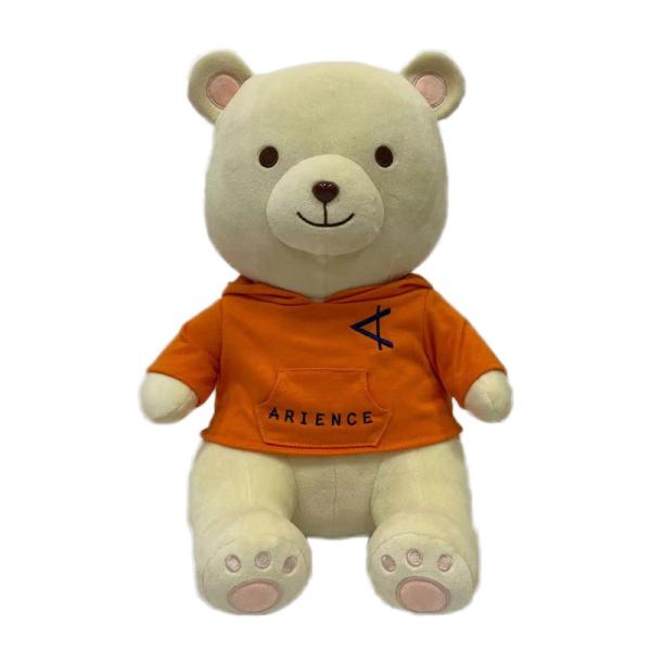 OEM customized super soft teddy bear plush toy bear doll silver fox velvet
