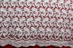 Crochet polyester embroidery lace fabric for lady's dresses