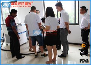 China 200 Watt Handheld Laser Rust Removal Machine For Plastic Mould Residues Cleaning factory
