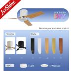 52 inches Remote LED Ceiling Fan with Dimmable 3 Color Light Motor Type DC Pure