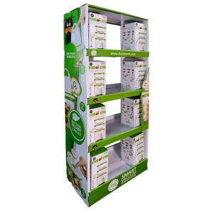 China Retail / Promotion Cardboard Floor Displays Customizable In CMYK / Pantone Printing factory