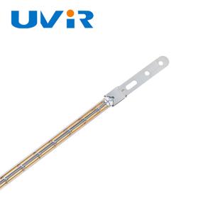 China X Single Tube Infrared Heat Lamp 3000W Gold Reflector Short Wave factory