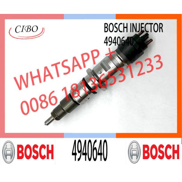 China High Quality New Diesel Common Rail Fuel Injector 4940640 0445120121 For ISLe Engine factory