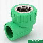 90 Degree Female Threaded Coupling Heat Preservation With Green / White / Oem