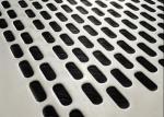 50mm Hole 0.5mm Width Perforated Wire Mesh Metal Screens Customized For Building